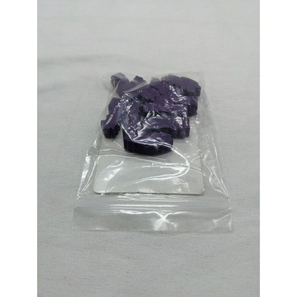 Mayday Games Purple Wood 10 Train Token Set